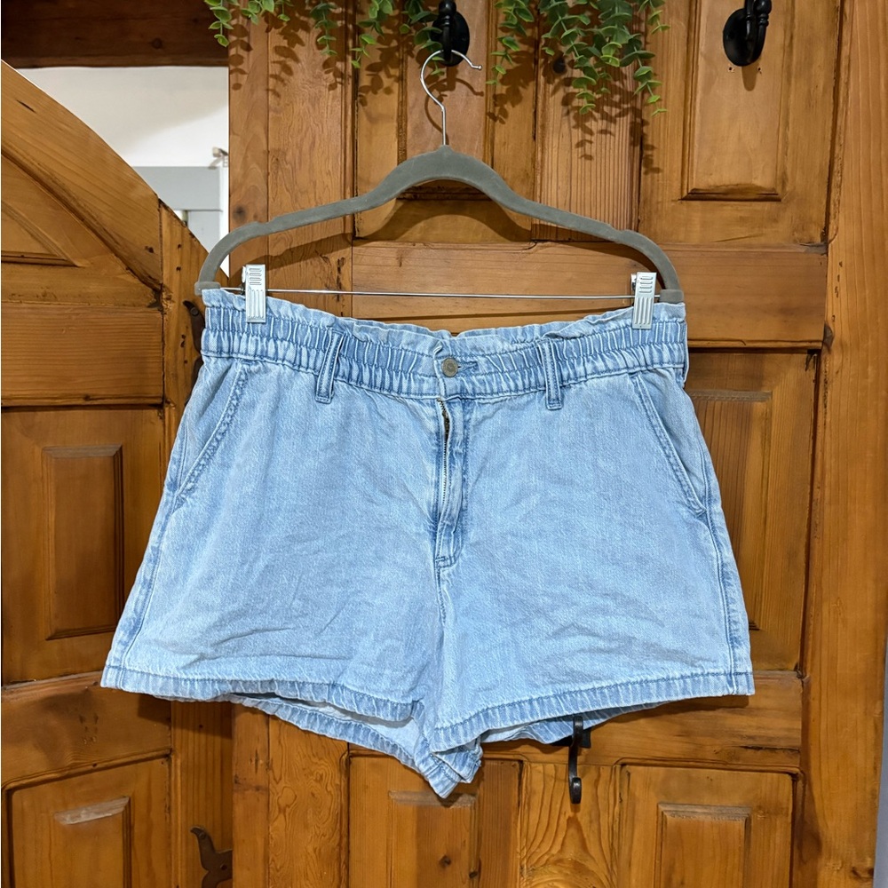 Hollister Light Blue Jean Shorts